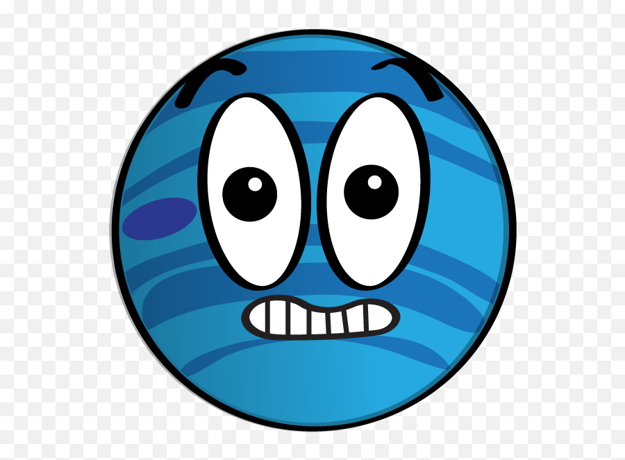 Planeten Clipart Space Theme - Planet Neptune Face Png Emoji,Planeten Clipart