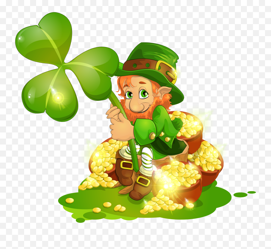 Free Green Leprechaun Cliparts - St Patricks Day Clipart Transparent Emoji,Leprechaun Clipart