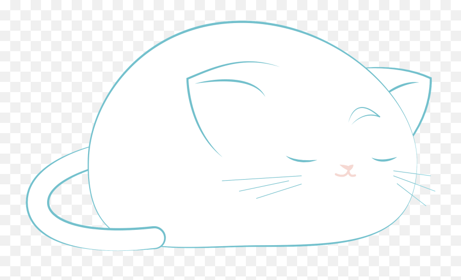 Cartoon Sleeping Cat Clipart Free Download Transparent Png - Soft Emoji,Cute Cat Clipart