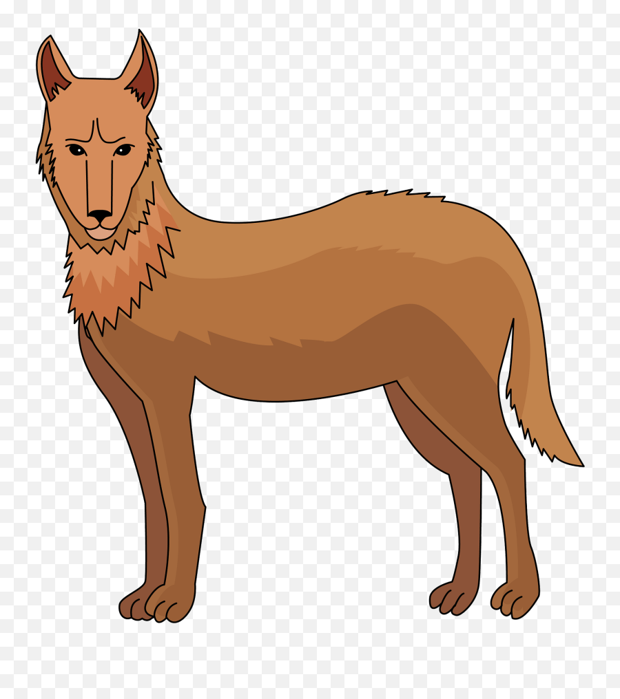 Dingo Clipart Free Download Transparent Png Creazilla - Animal Figure Emoji,Australian Shepherd Clipart