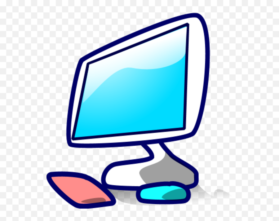 Download 14 Computer Technology Clip Art Icon Images - Clipart Computer Logo Png Emoji,Computer Screen Clipart