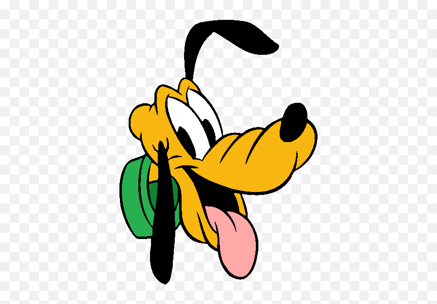 Mickey Mouse Pluto Face - Novocomtop Head Pluto Silhouette Emoji,Mickey Mouse Head Clipart