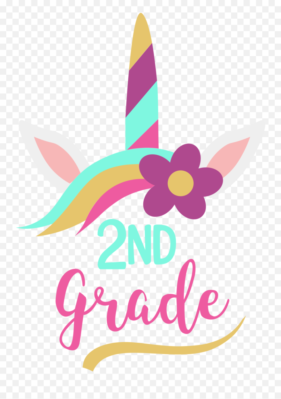 2nd Grade Clip Art Transparent - 3rd Grade Clipart Unicorn Emoji,Grade Clipart