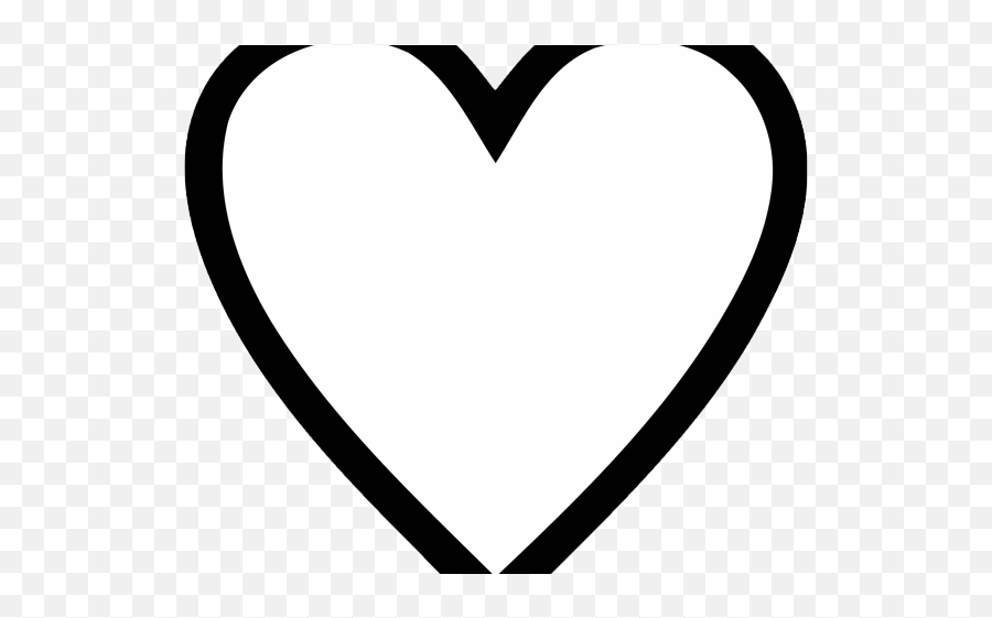 Heart Clipart Clipart Fancy Heart - Heart Full Size Png Coeur Dessin Noir Et Blanc Emoji,Heart Clipart