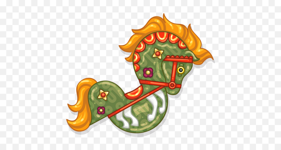 Kartun Kuda Lumping Emoji,Kuda Png