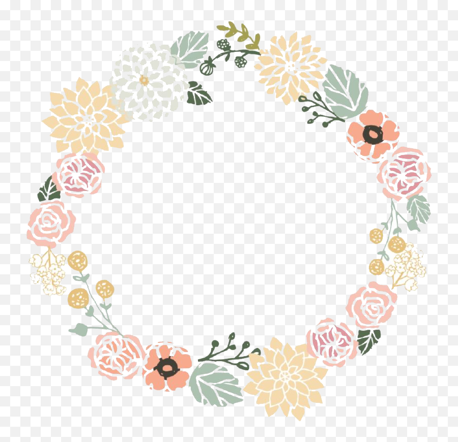 Floral Frame Png Images Transparent Free Download Pngmart Emoji,Floral Clipart Border
