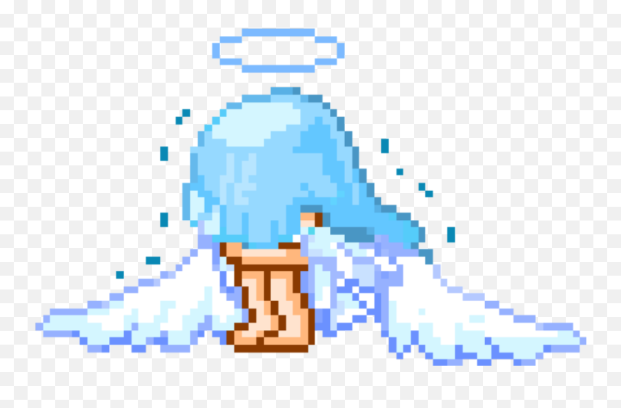 Cryinggirl Crying Crybaby Sadgirl Angel 8bit Pixel - Snow Darbar Mai Heer Emoji,Snow Transparent