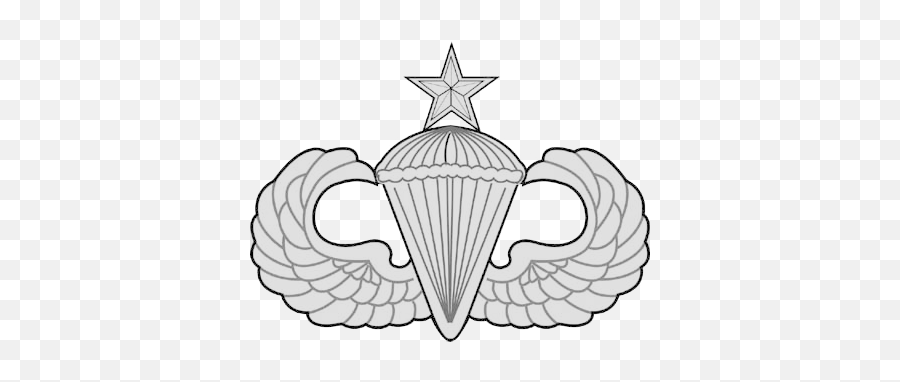 Jump Wings Usaf Usa Senior - Us Army Airborne Jump Wings Emoji,Us Army Clipart