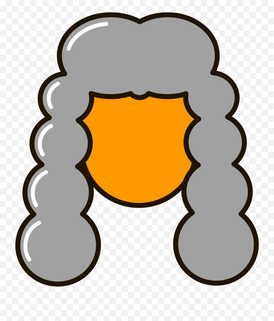 Judge Wig Clipart - Dot Emoji,Judge Clipart