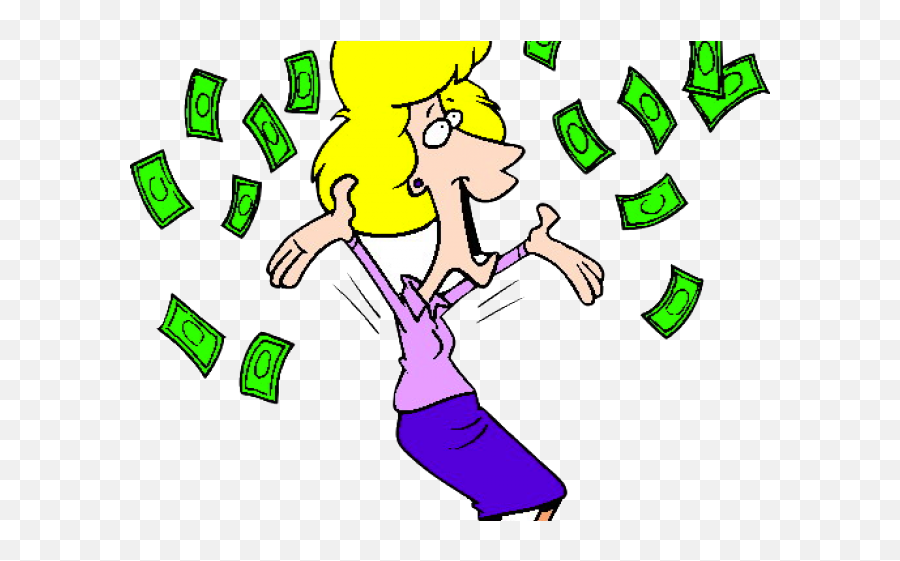 Cash Clipart Jackpot Winner - Throwing Money In The Air Throwing Money In The Air Png Emoji,Cash Clipart