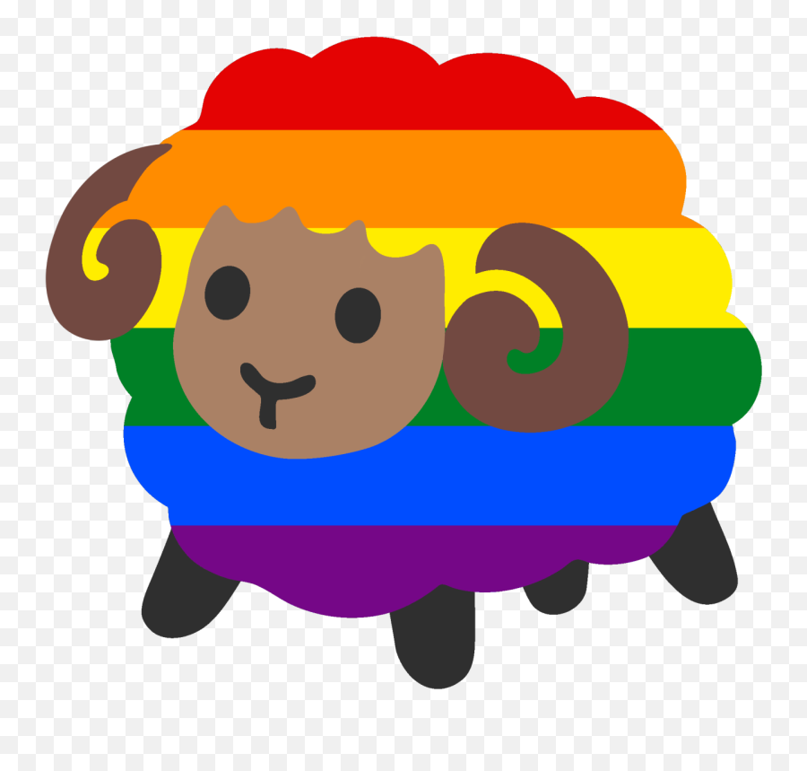 Pin - Queer Discord Sheep Emoji,Monkas Transparent
