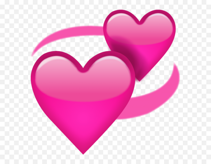 Download Revolving Pink Hearts Emoji - Heart Emoji Transparent Background,Heart Emoji Png