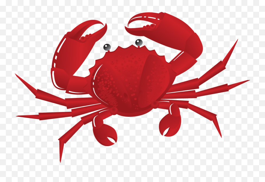 Crab Black And White Crab Clip Art - Transparent Crab Clipart Emoji,Free Clipart