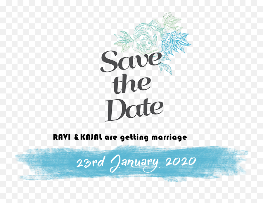 Save The Date Png Template Png Emoji,Save The Date Clipart