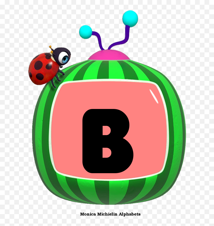 Monica Michielin Alphabets Cocomelon Logo Alphabet Letters - Cocomelon Png Emoji,Letter B Png