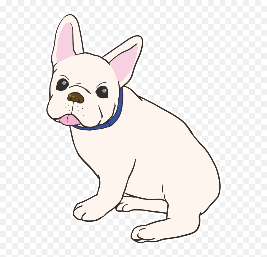 Openclipart - Animal Figure Emoji,French Bulldog Clipart