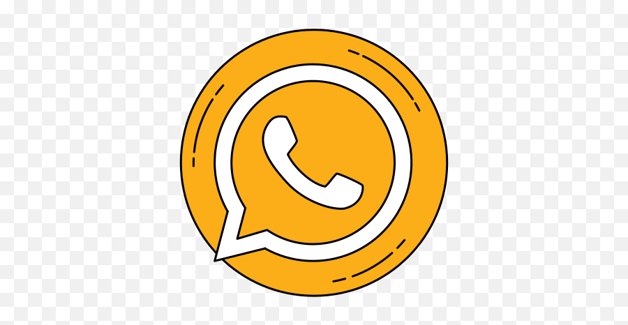 Logo Orange Whatsapp Free Icon Of - Logo Wa Vector Emoji,Whatsapp Logo
