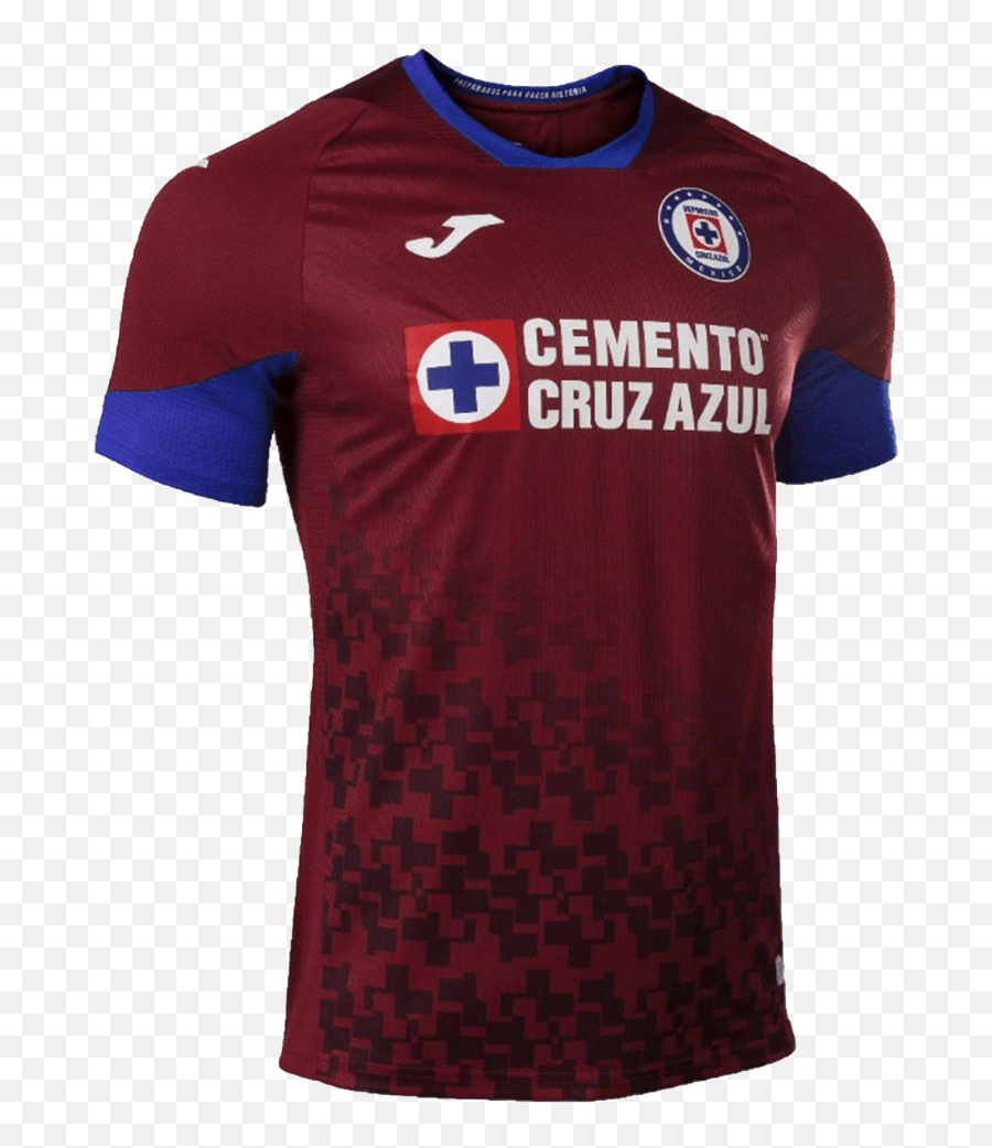 2021 Cdsc Cruz Azul Third Away Dark Red Soccer Jerseys - Kit Cruz Azul 2021 Emoji,Cruz Azul Logo