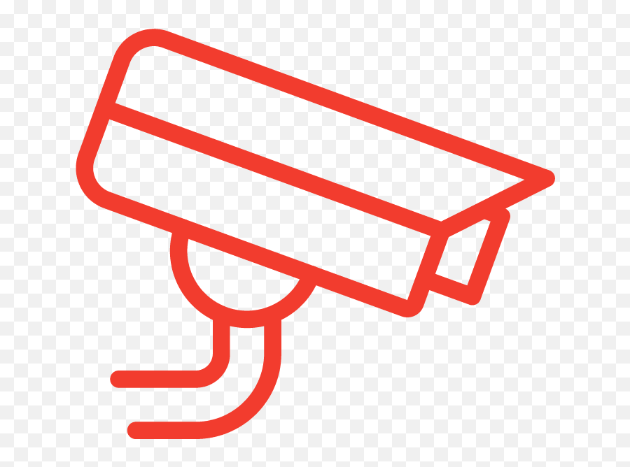 Self Storage Dekalb Il Red Dot Storage - Surveillance Camera Cartoon Png Emoji,Red Dot Transparent