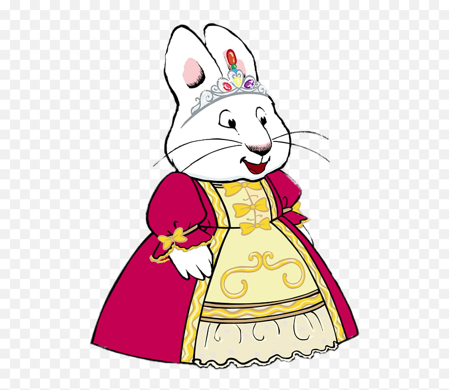 Check Out This Transparent Ruby Bunny Queen Png Image - Max And Ruby Dress Up Emoji,Queen Png