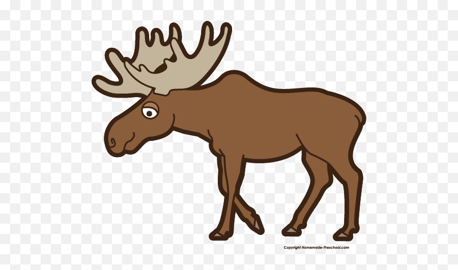 Moose Clipart Clipart - Moose Clipart Transparent Background Emoji,Moose Clipart