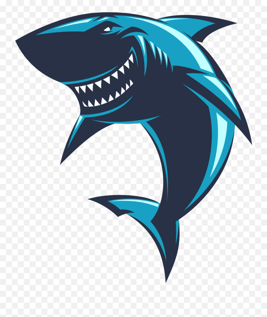 Shark - Transparent Shark Logo Png Emoji,Shark Logo