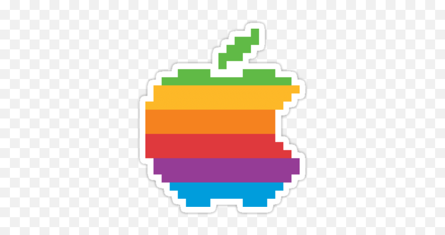 Apple 8 Emoji,Apple Logo Stickers