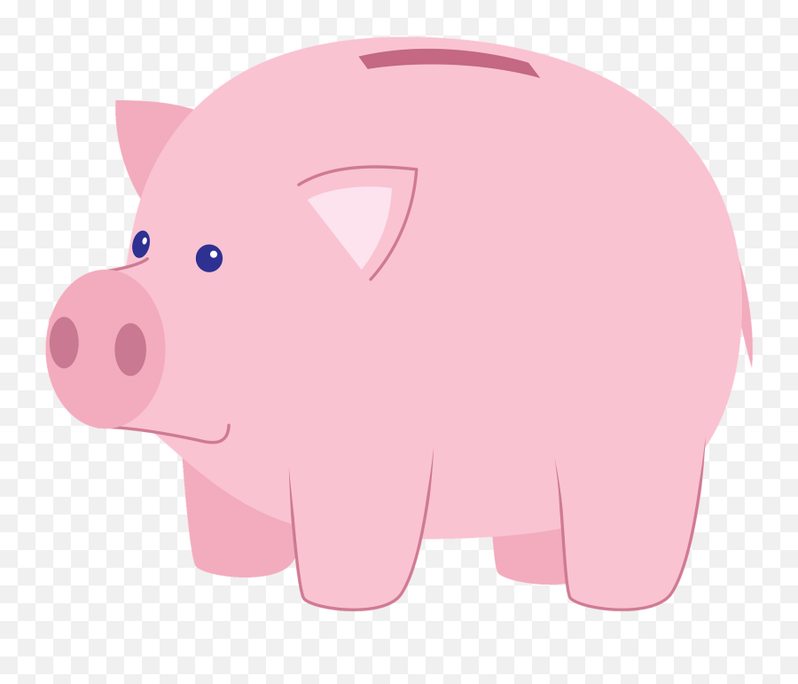 Piggy Bank Clipart - Animal Figure Emoji,Bank Clipart