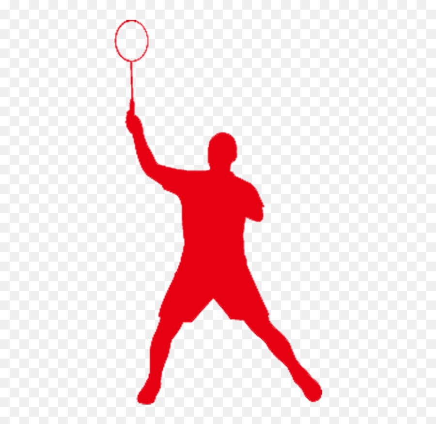 Silhouette Clipart Badminton - Badminton Silhouette Full Emoji,Badminton Clipart