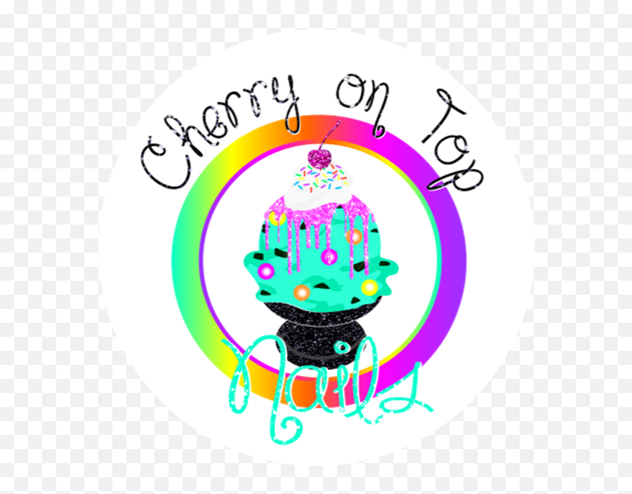 Cherry On Top Nails Linktree Emoji,Color Street Nails Logo
