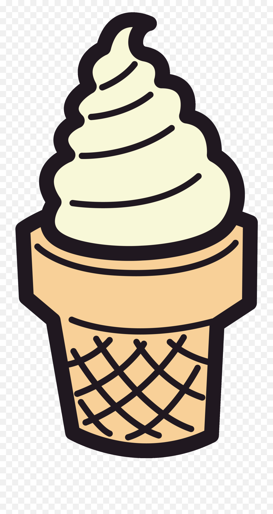 Ice Cream Cone Clipart Sundae Clipart - Language Emoji,Ice Cream Cone Clipart
