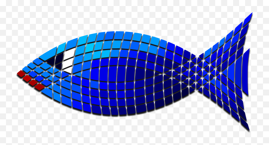 Free Clipart Tiled Blue Fish Merlin2525 Emoji,Fish Scale Clipart