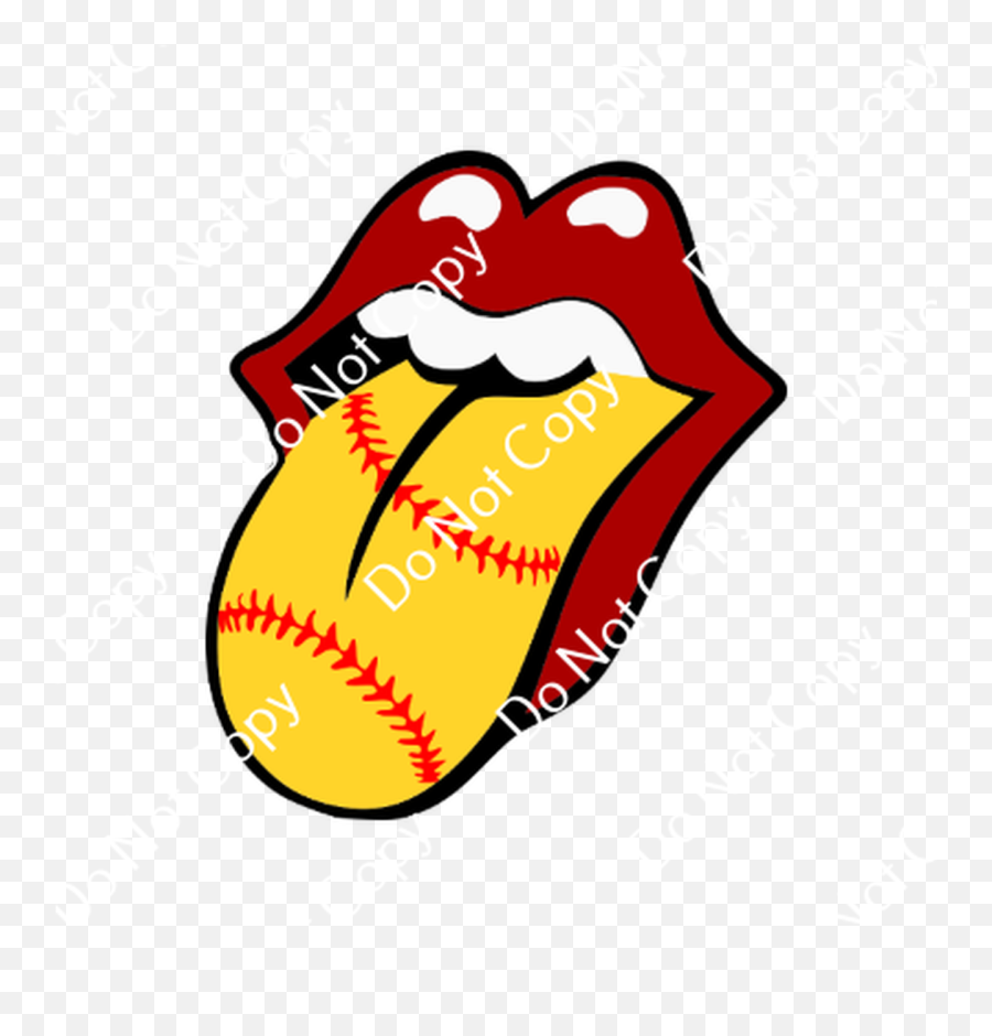Softball Lips Emoji,Lips Silhouette Png