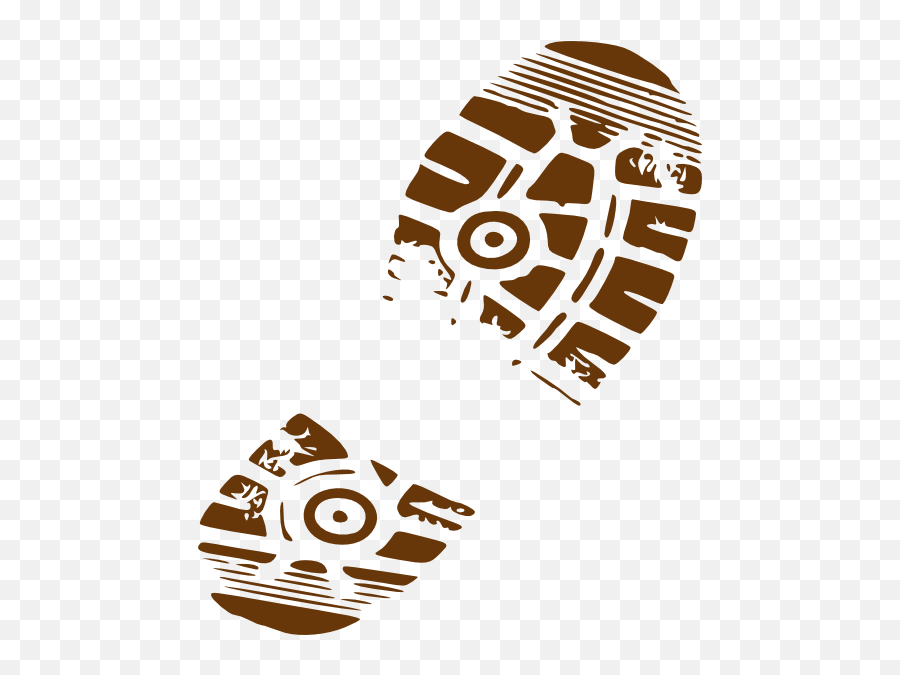 Running Shoe Footprint Clipart - Clip Art Bay Muddy Footprint Clipart Emoji,Footprint Clipart