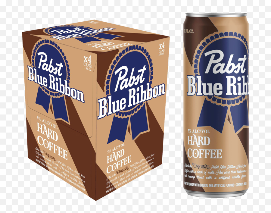 Pabst Blue Ribbon Hard Coffee 4pk 12oz - Pabst Blue Ribbon Emoji,Pabst Blue Ribbon Logo