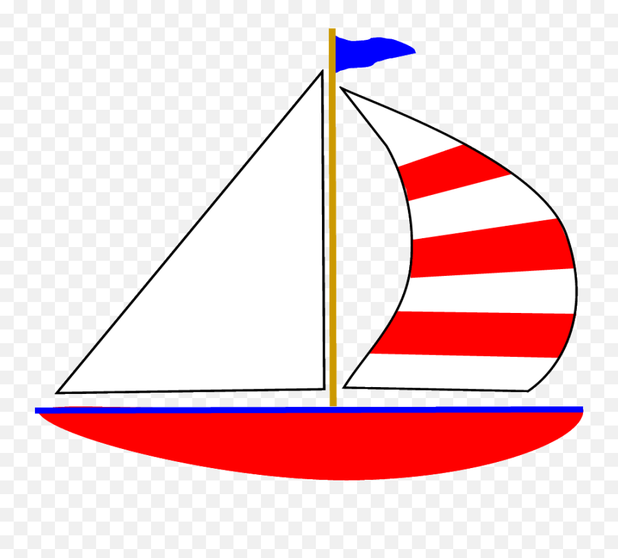 Sailboat Clip Art Of Boat Clipart - Transparent Background Sail Boats Clipart Emoji,Boat Clipart