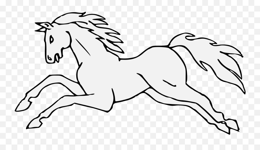 Horse - Traceable Heraldic Art Horse Heraldry Emoji,Horse Transparent