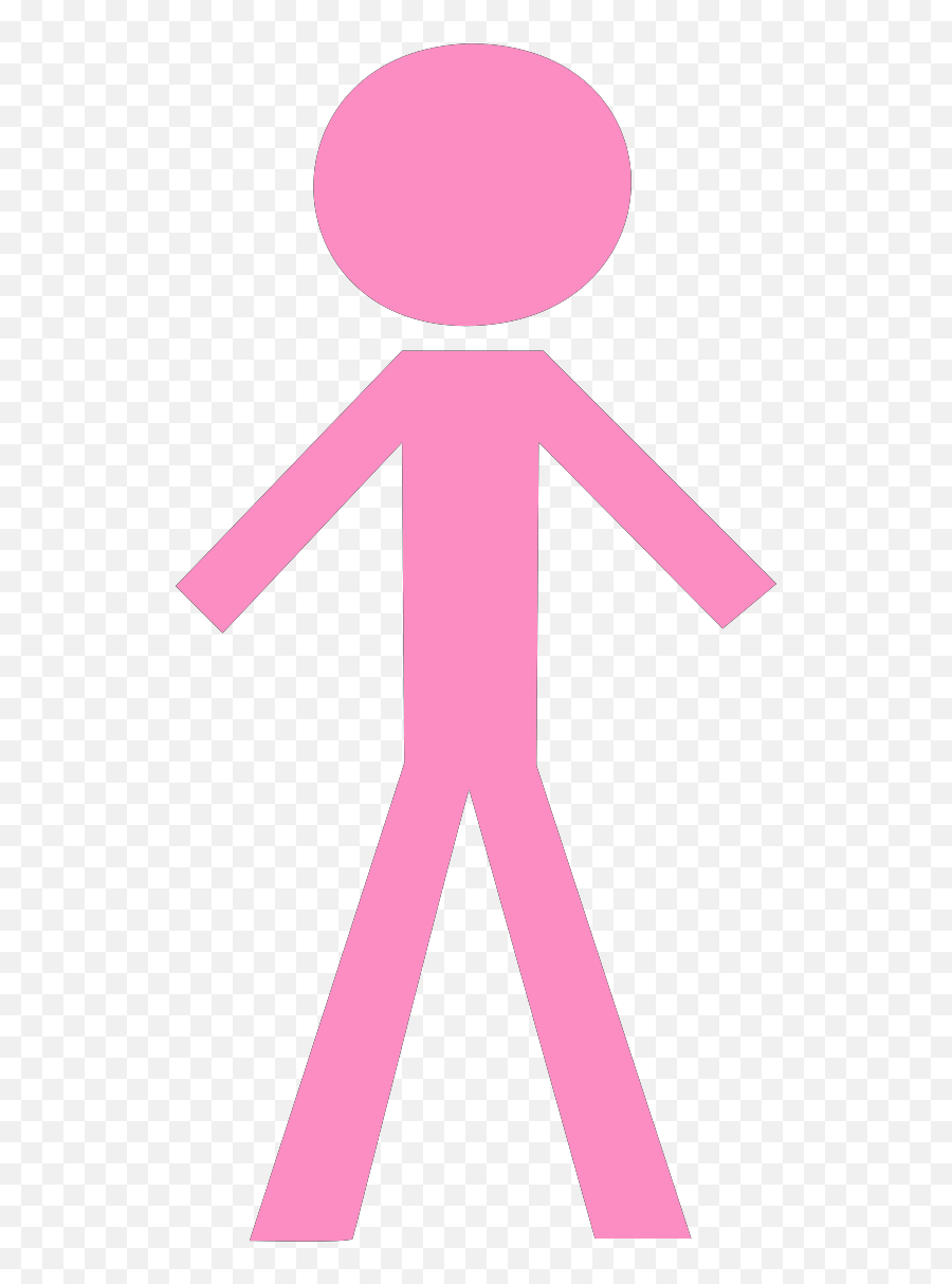 Pink Stick Man Svg Vector Pink Stick Man Clip Art - Svg Clipart Transparent Green Stick Figure Emoji,Stick Figure Clipart