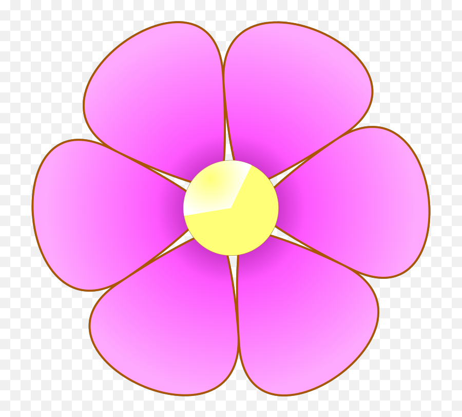 Pink Flower Svg Clip Arts Download Emoji,Pink Flower Clipart