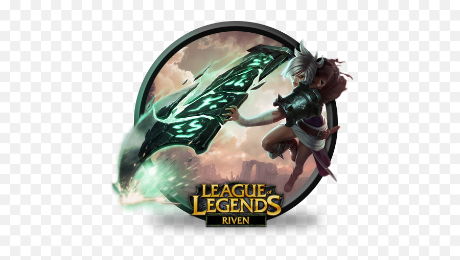 League Of Legends Riven Icon Png Clipart Image Iconbugcom - League Of Legends Riven Png Emoji,League Of Legends Png
