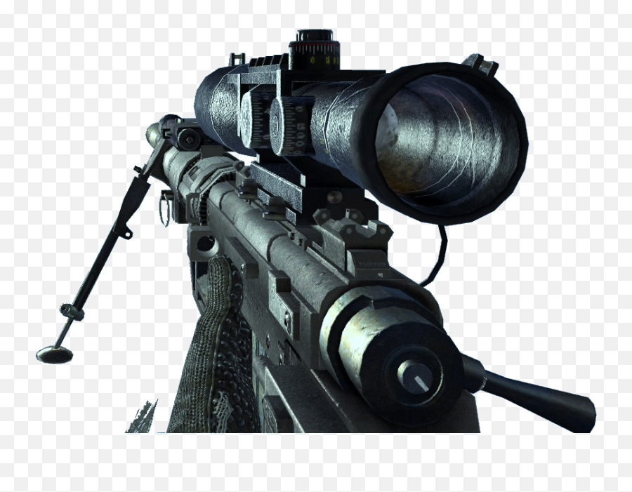 Download Quickscope Transparent Intervention - Cod Sniper Intervention Mw2 Emoji,Sniper Scope Png