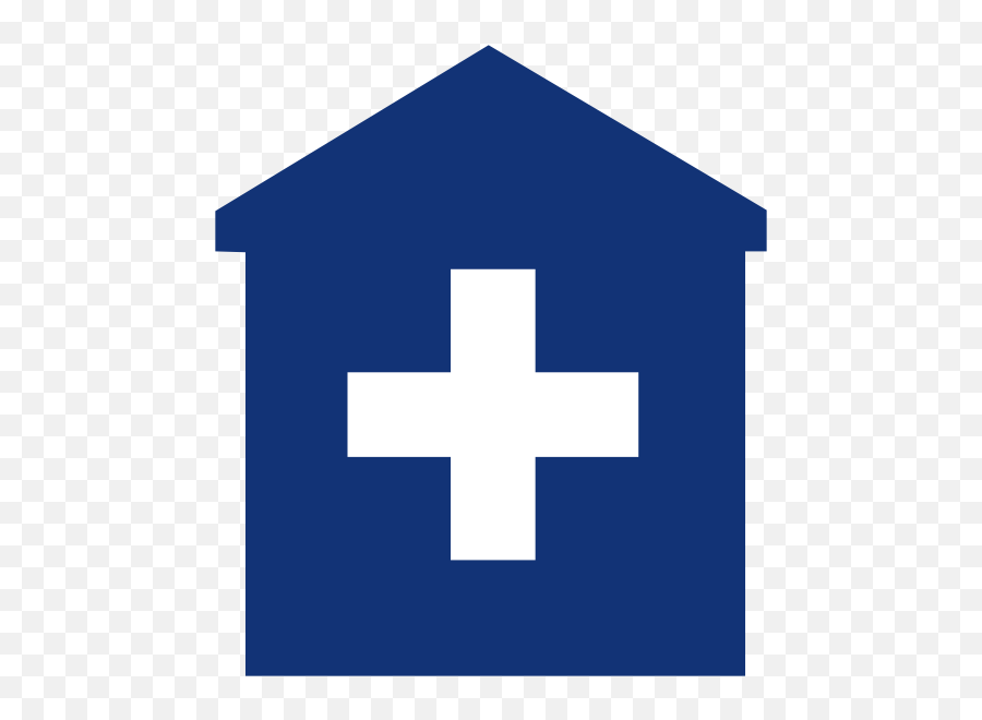 Blue Hospital Clipart Transparent Png - Hospital Clipart Blue Emoji,Hospital Clipart