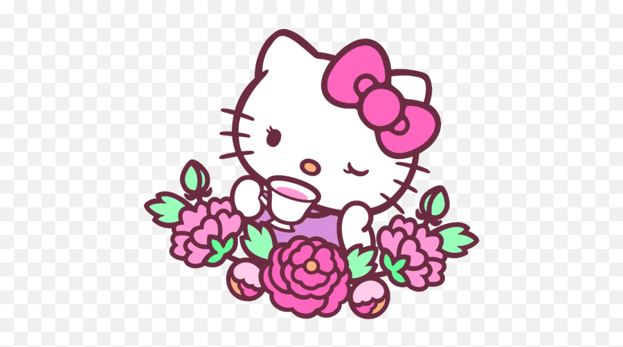 Hello Kitty Transparent Png Png - Hello Kitty For Transparent Sticker Emoji,Hello Kitty Transparent