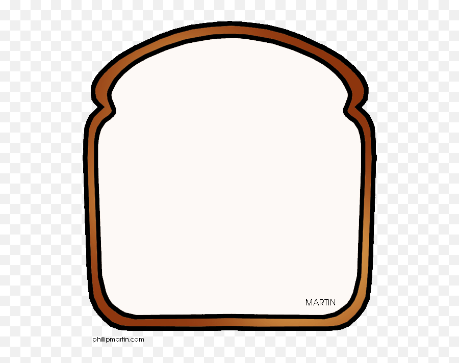 Bread Clipart Black And White - Empty Emoji,Bread Clipart