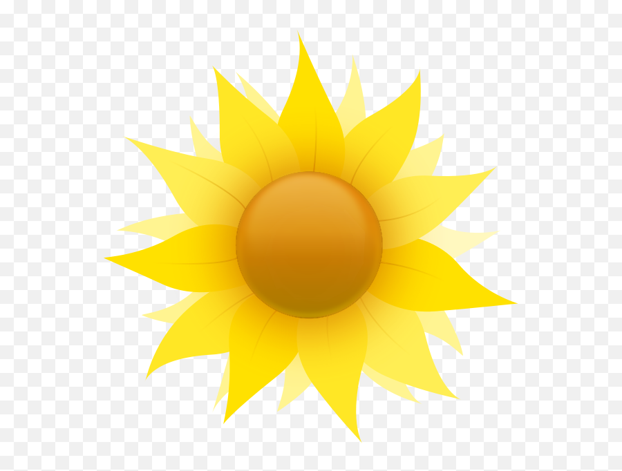 Free Sunflower Clipart Public Domain - Sun Flower Sun Plants Vs Zombies Emoji,Sunflower Clipart