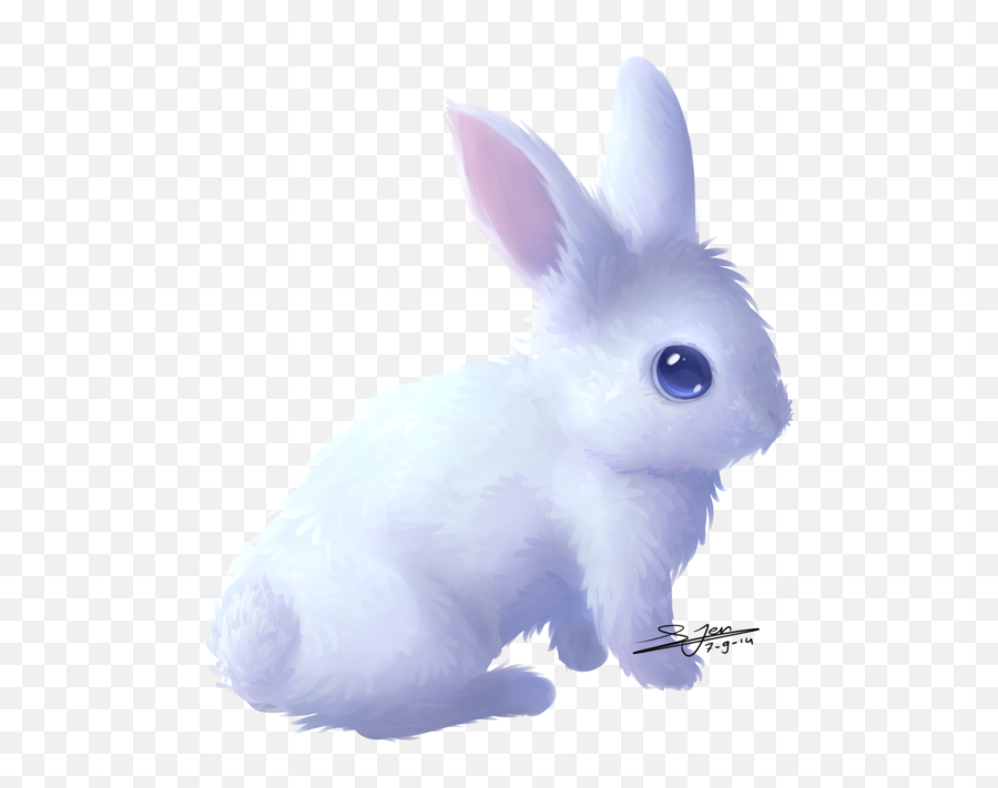 Easter Bunny Domestic Rabbit Hare Clip - Real Transparent Background White Bunny Emoji,White Rabbit Png
