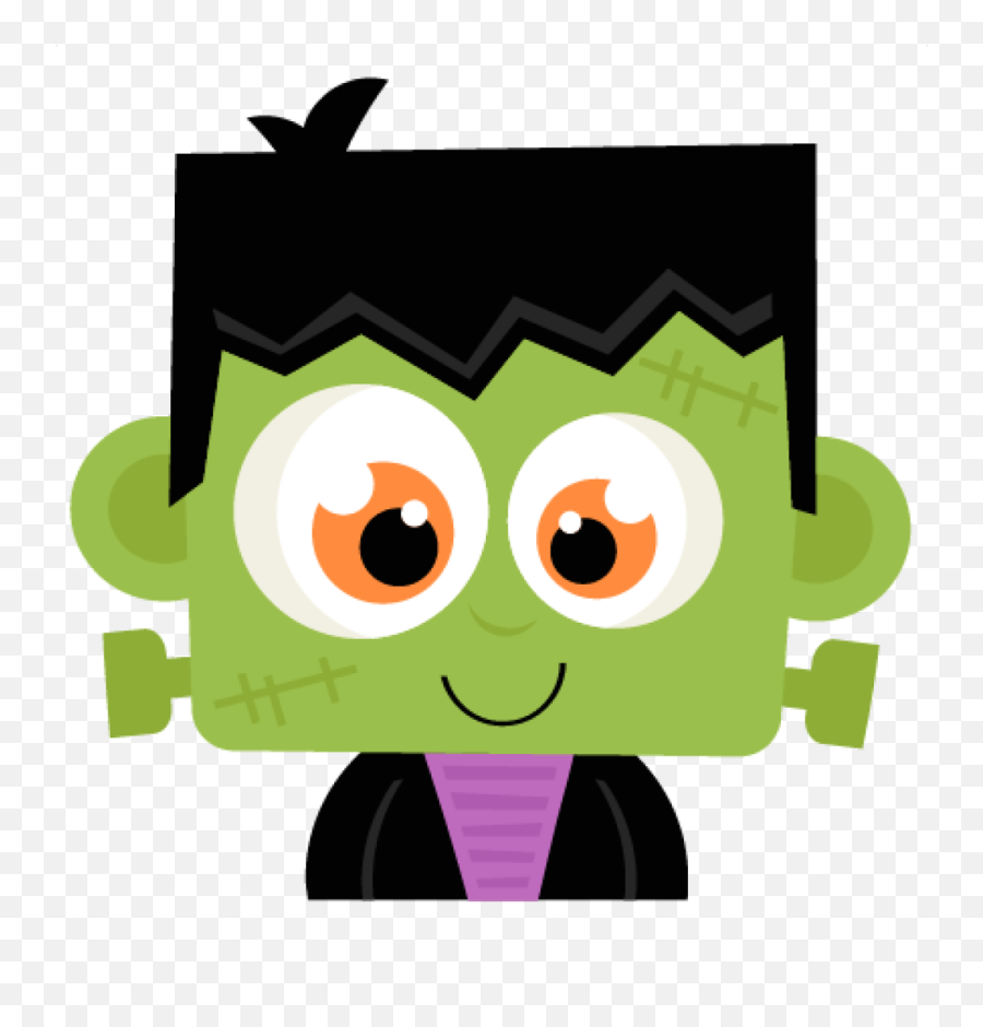 Frankenstein Clipart Cute Frankenstein - Cartoon Cute Halloween Frankenstein Emoji,Frankenstein Clipart