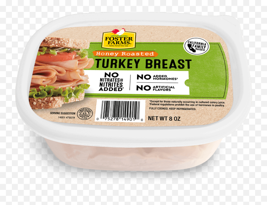 Honey Roasted Turkey Breast Tub Deli Meat - 8oz Products Foster Farms Mesquite Turkey Breast Emoji,Cooked Turkey Png