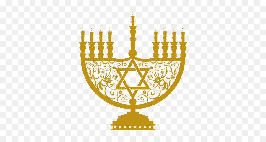 Menorah Gold Clipart Transparent Png - Transparent Background Menorah Clipart Emoji,Torah Clipart