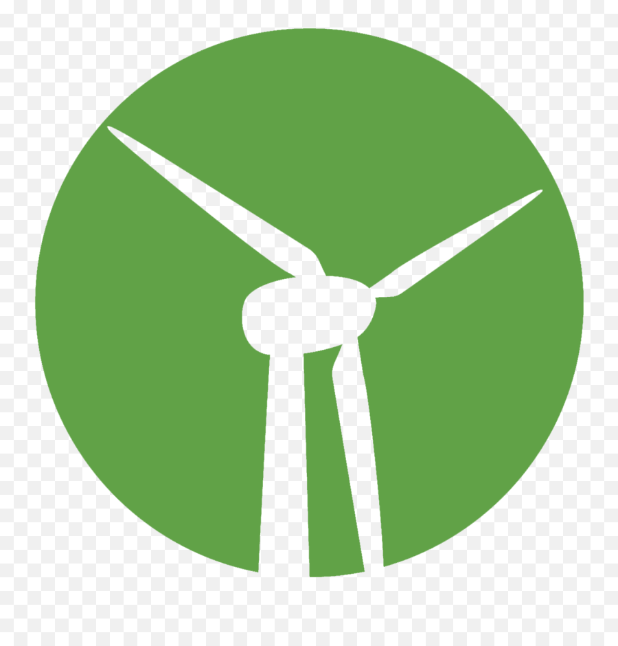 Wind Turbine Icon On Green Background Emoji,Wind Turbine Clipart